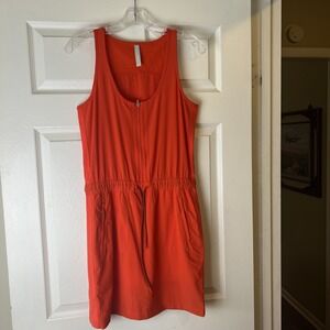 Athleta Women's Size 2 Red Skort Skirt Shorts Zip Up With Pockets